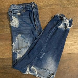 Distressed Kancan jeans